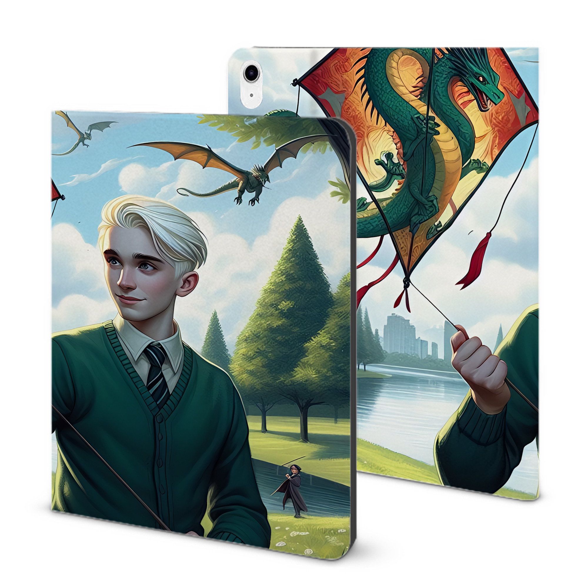 （画像用） Harry Potter ハリー・ポッターシリーズ IPad ケース ブック型 PUレザー TPU 耐衝撃 軽量 薄型 ペン収納なし 全面保護 IPad 各モデル対応